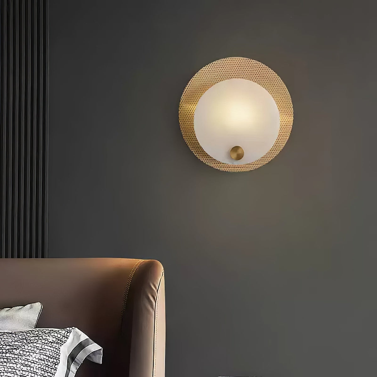Ilzore ronde plafondlamp van glas