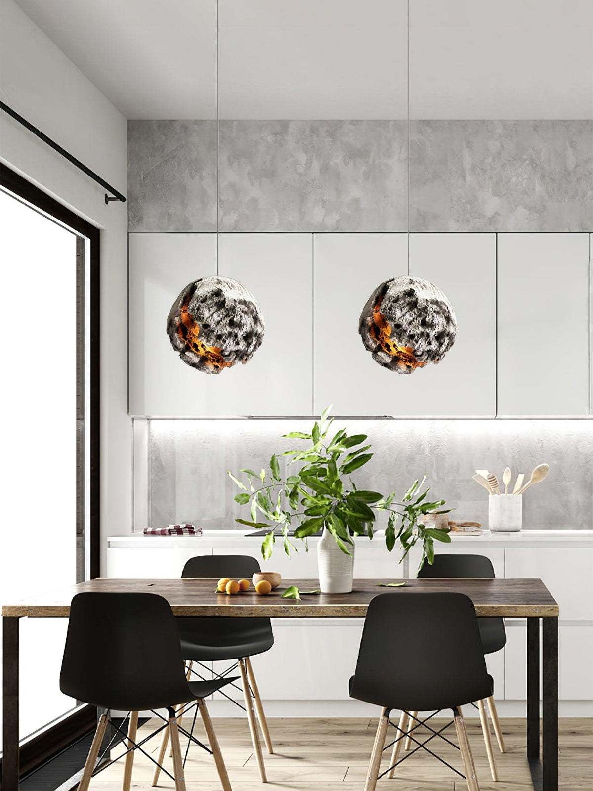 Ilphaara Irregular Planet Plastic hanglamp