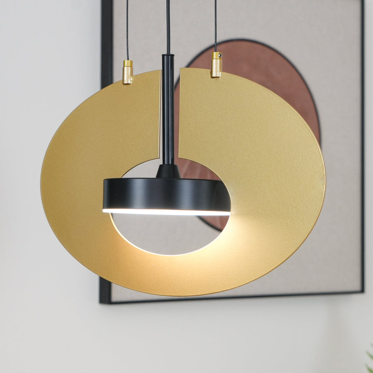 Sirixy hanglamp ovaal ring geometrisch