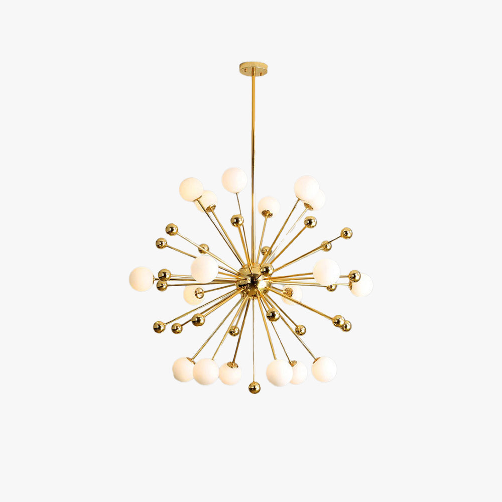 Alessio Moderne LED Kroonluchters Goud Glas Woon-/Eetkamer