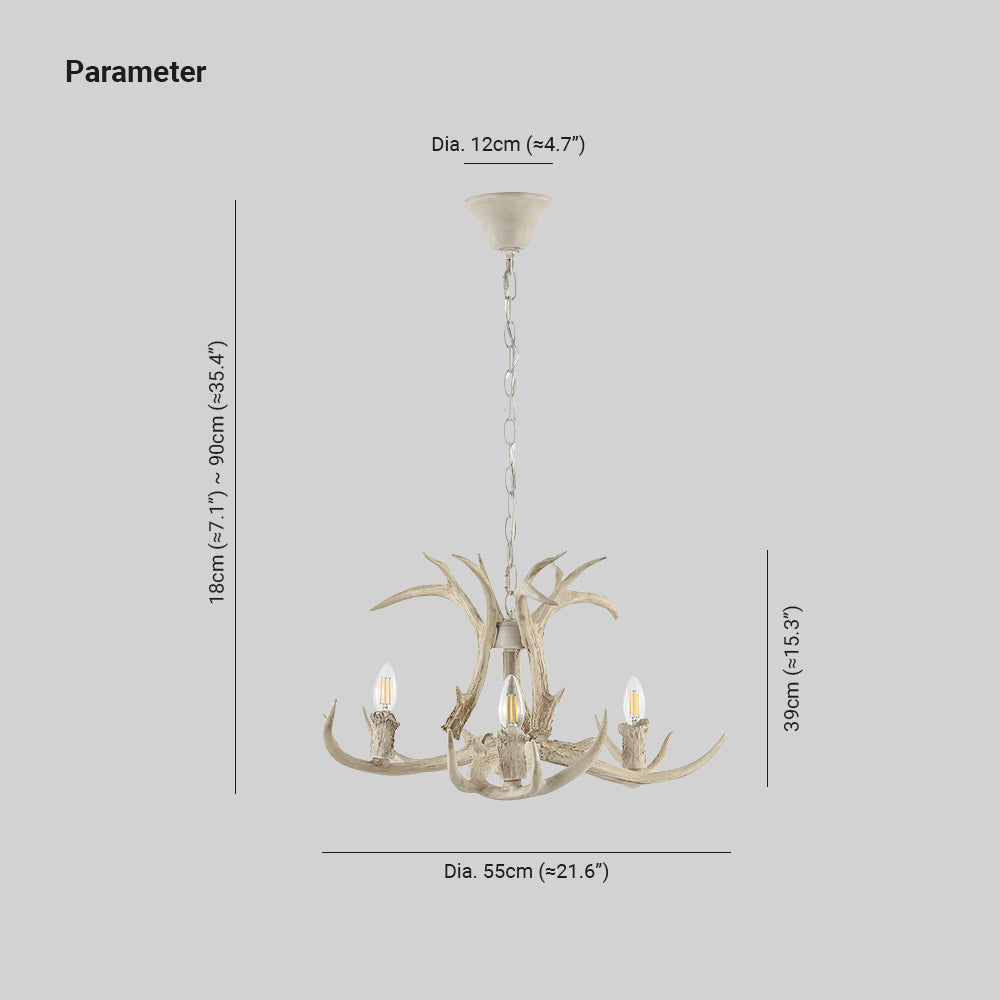 Silva Retro LED Hanglampen Wit Metaal Hars Eetkamer/Bedkamer