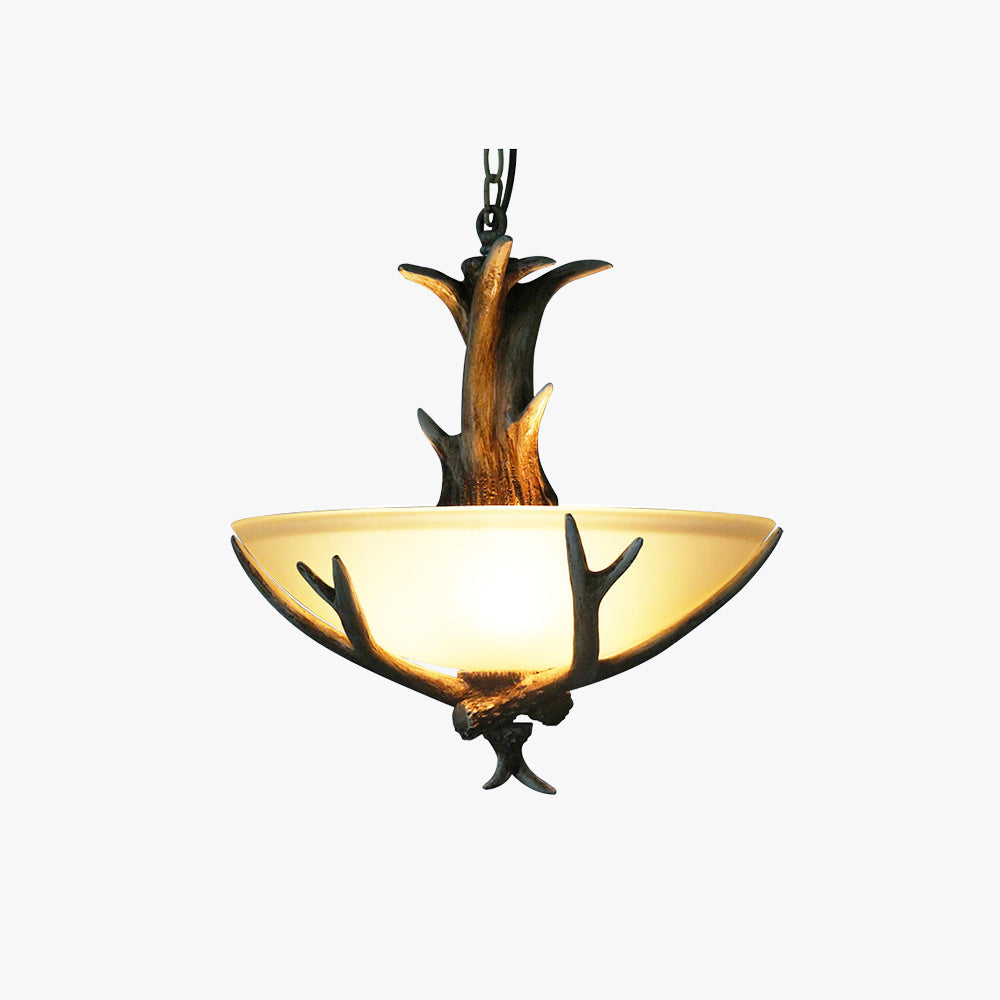 Silva Retro LED Hanglampen Hout Glas Eetkamer/Woonkamer