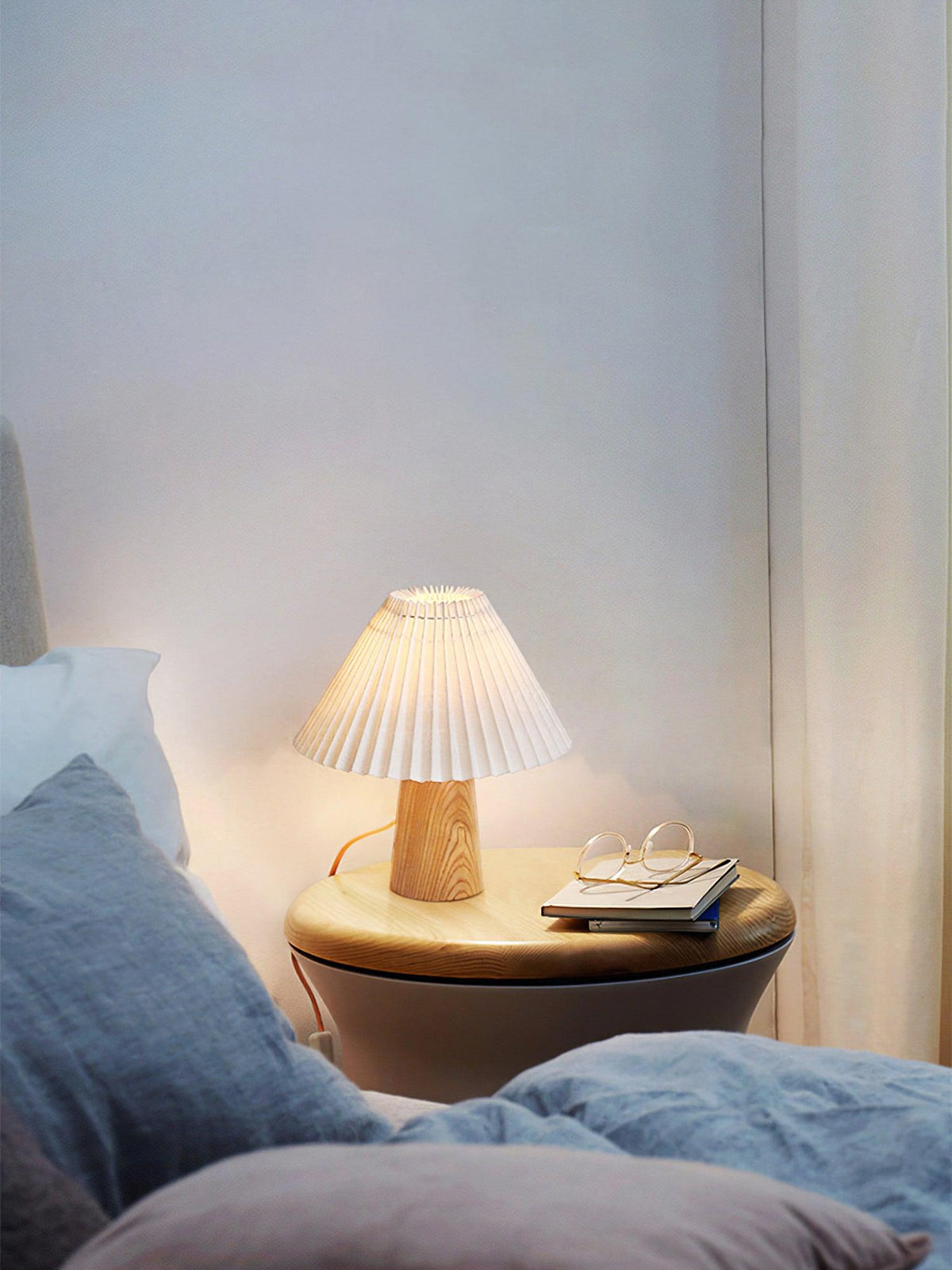 Sylineria Minimalistische houten tafellamp