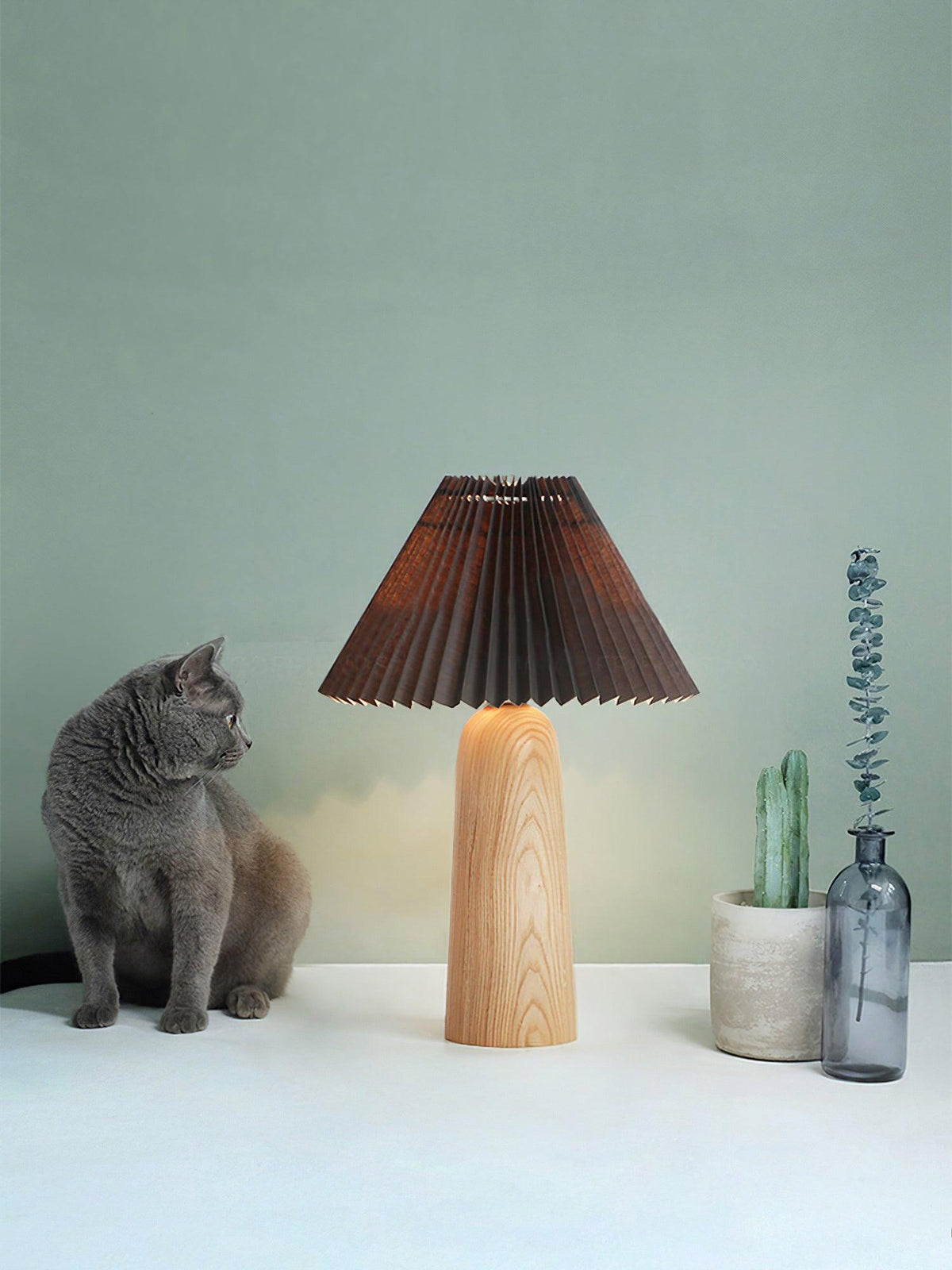 Sylineria Minimalistische houten tafellamp