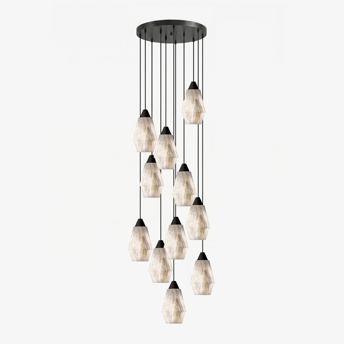 Aurevin albasten Kroonluchter Cluster