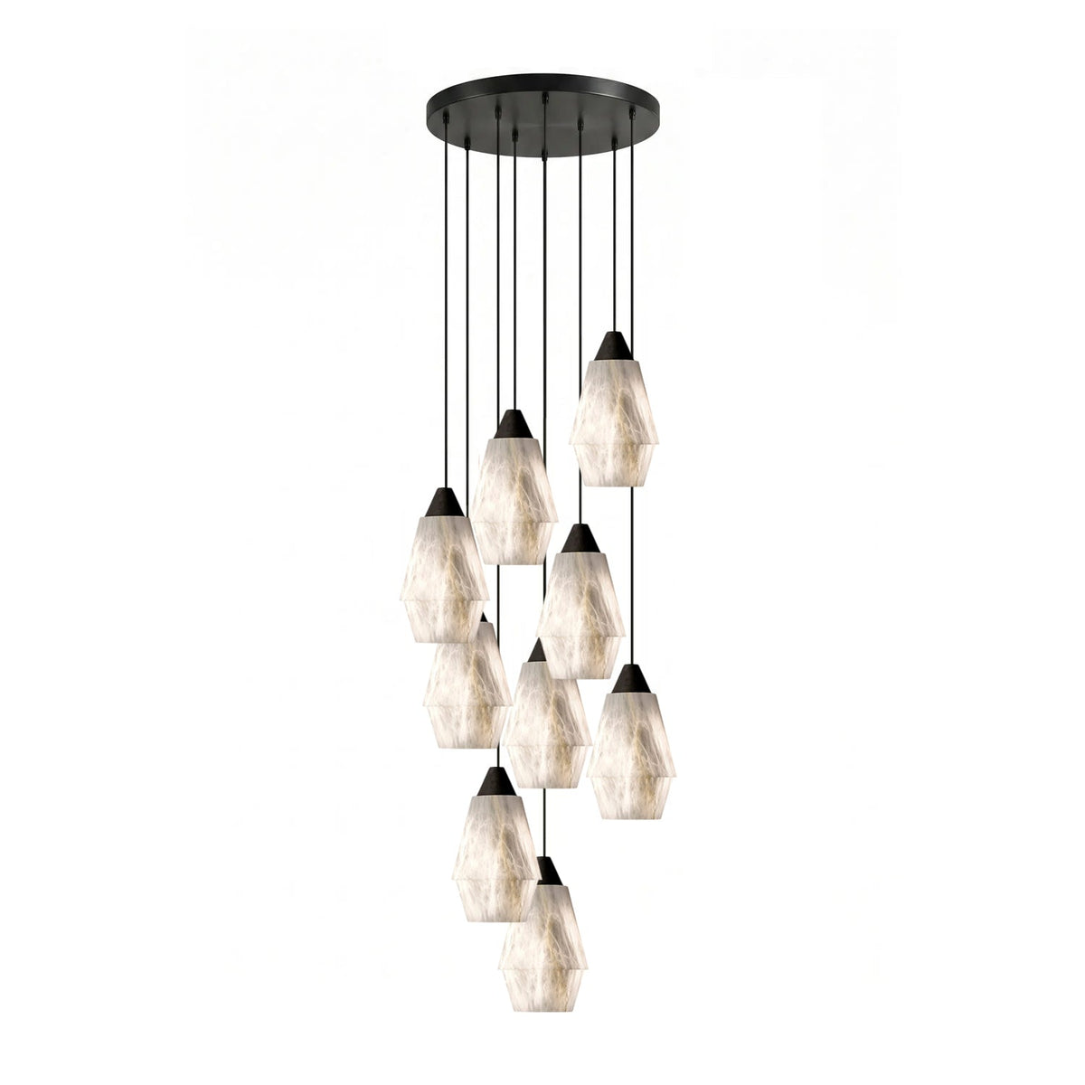 Aurevin albasten Kroonluchter Cluster