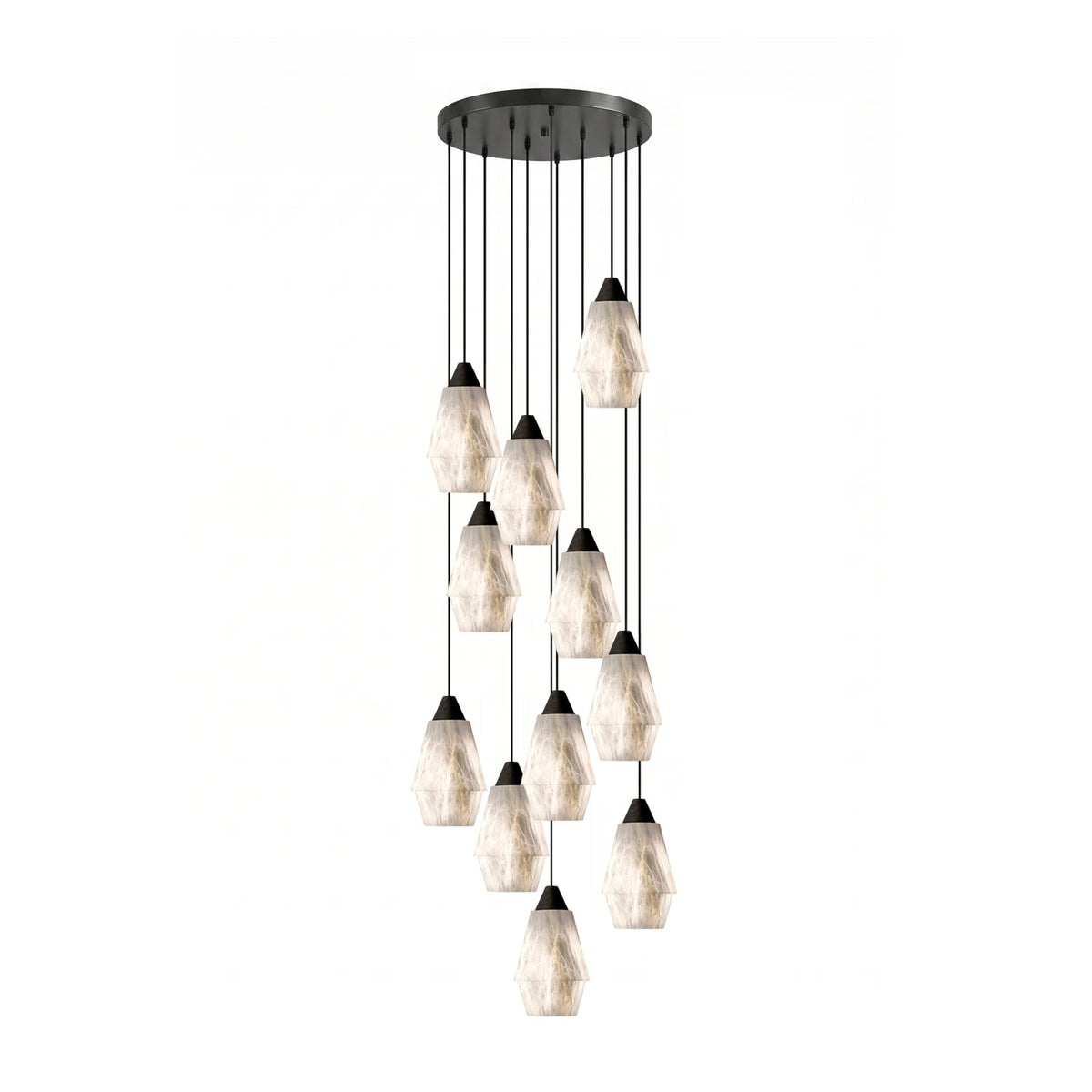 Aurevin albasten Kroonluchter Cluster