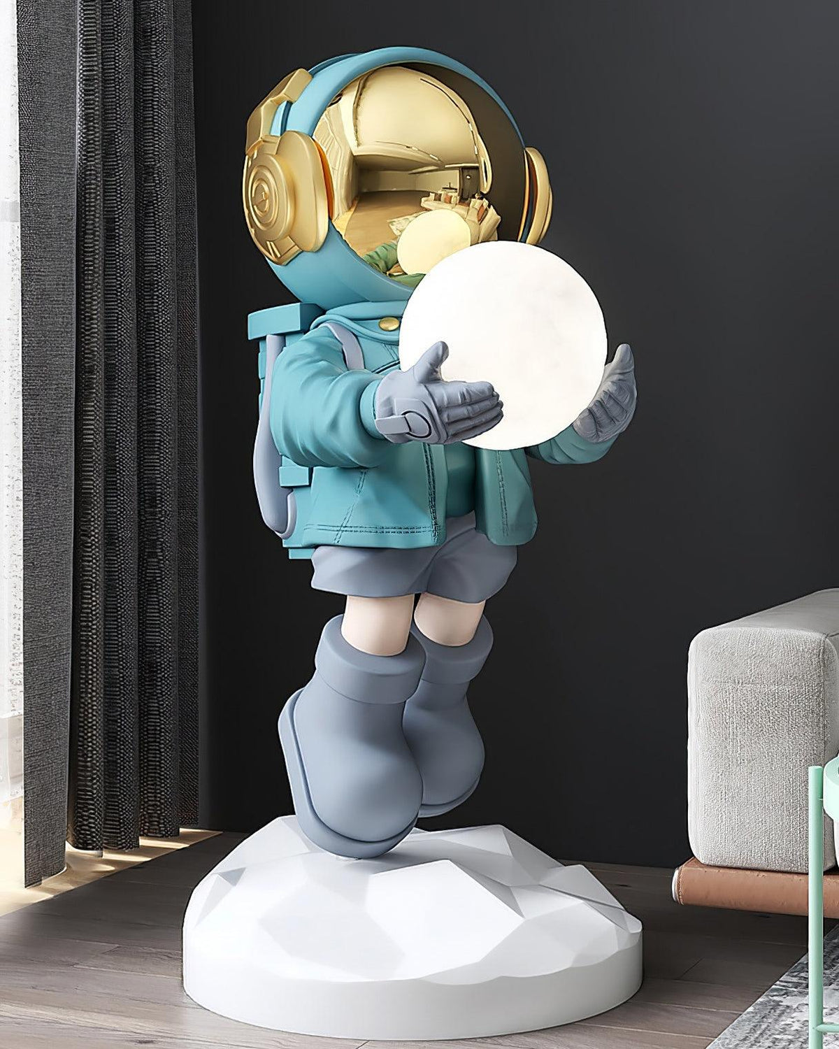 Celeiella Chandler Moderne vloerlamp van hars