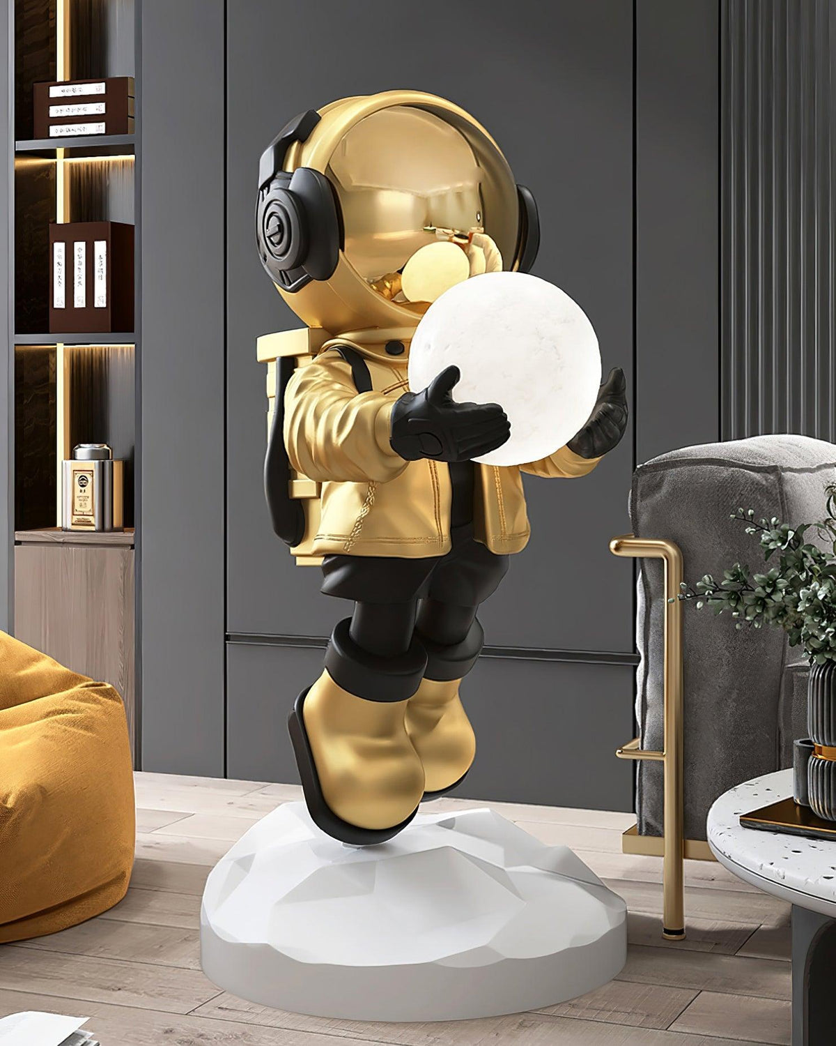 Celeiella Chandler Moderne vloerlamp van hars