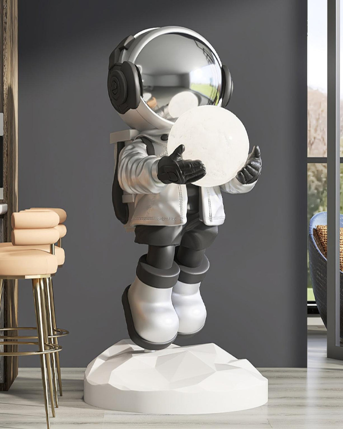 Celeiella Chandler Moderne vloerlamp van hars