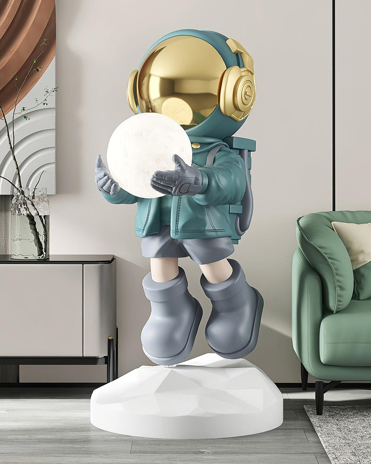 Celeiella Chandler Moderne vloerlamp van hars