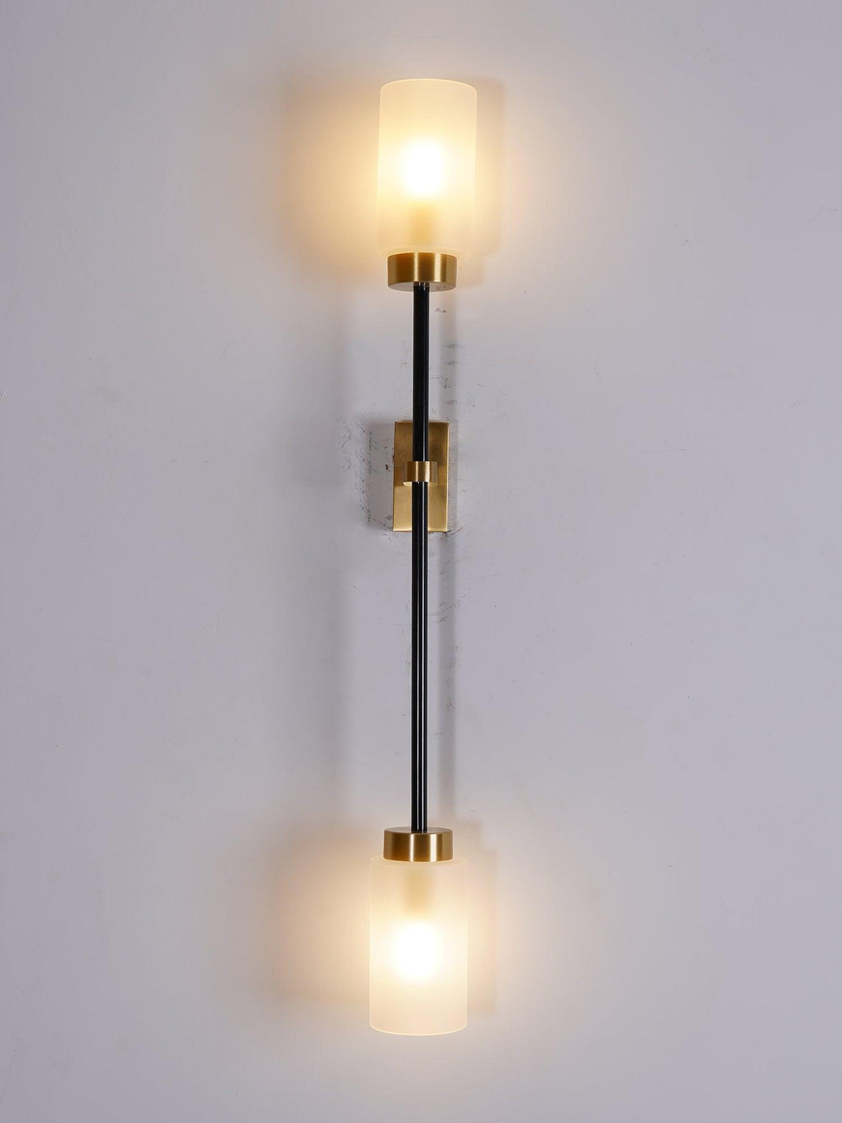 Tekas wandlamp Cilinder glas Lineair