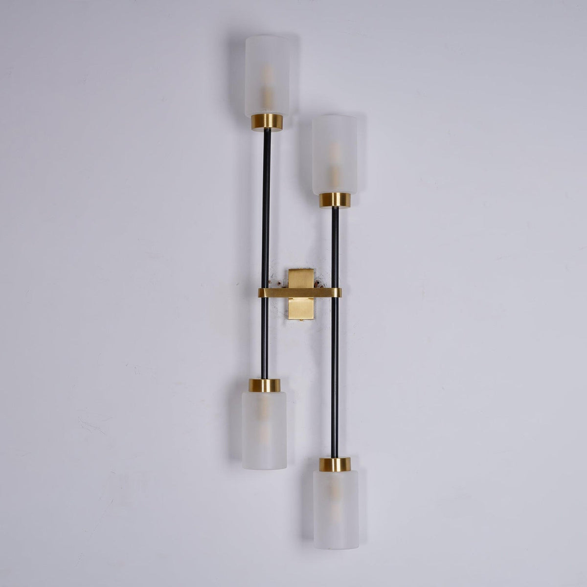 Tekas wandlamp Cilinder glas Lineair