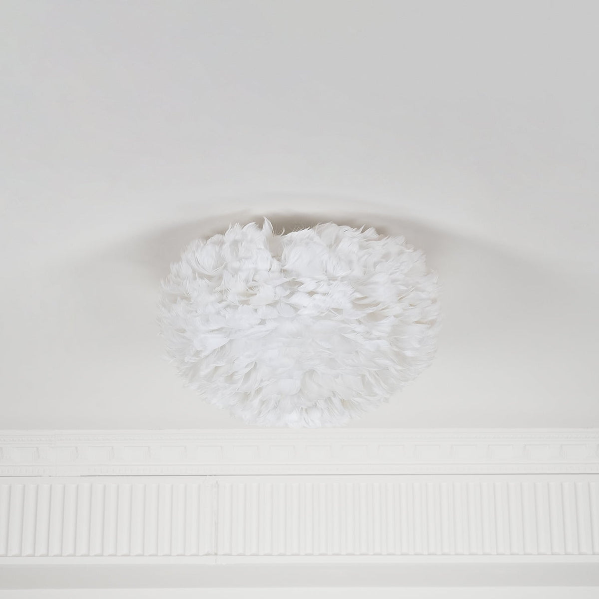 Zalore Premium Noordse kunst plafondlamp met veren