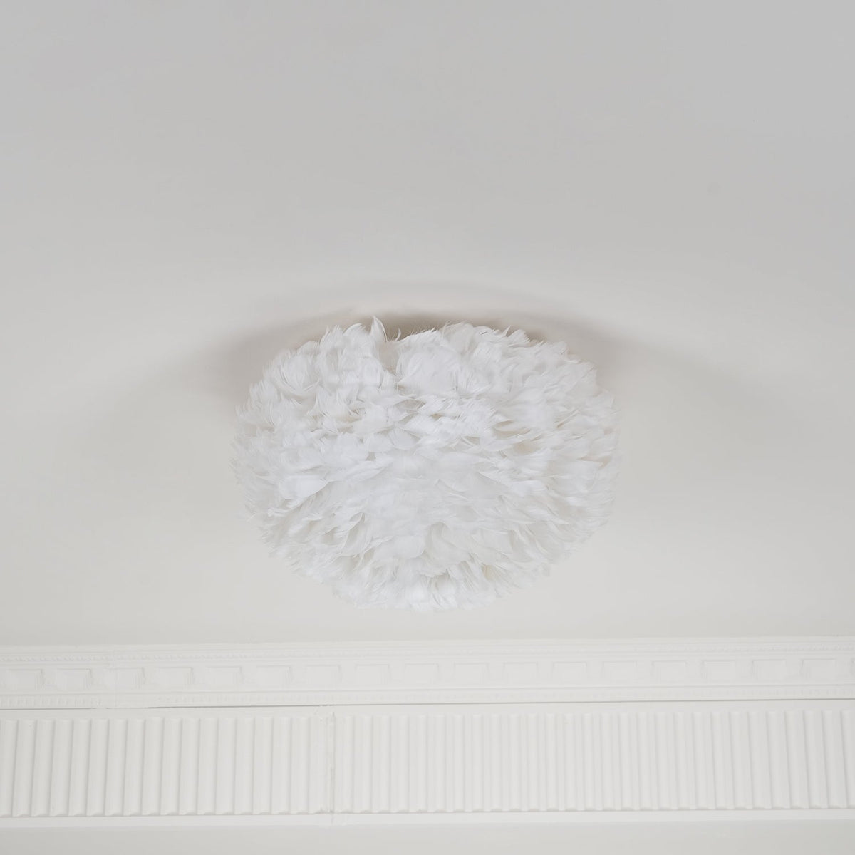 Zalore Premium Noordse kunst plafondlamp met veren