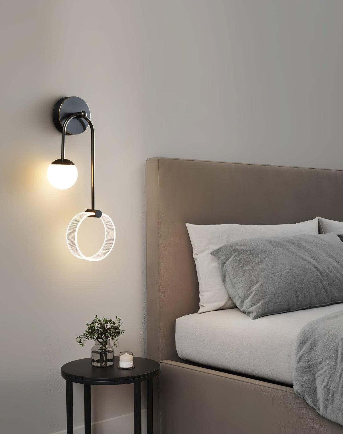 Warren modern Minimalistisch LED Messing Wandlamp