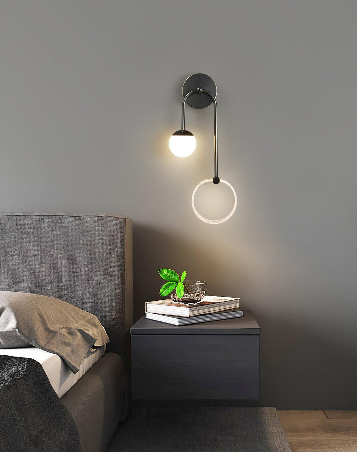Warren modern Minimalistisch LED Messing Wandlamp