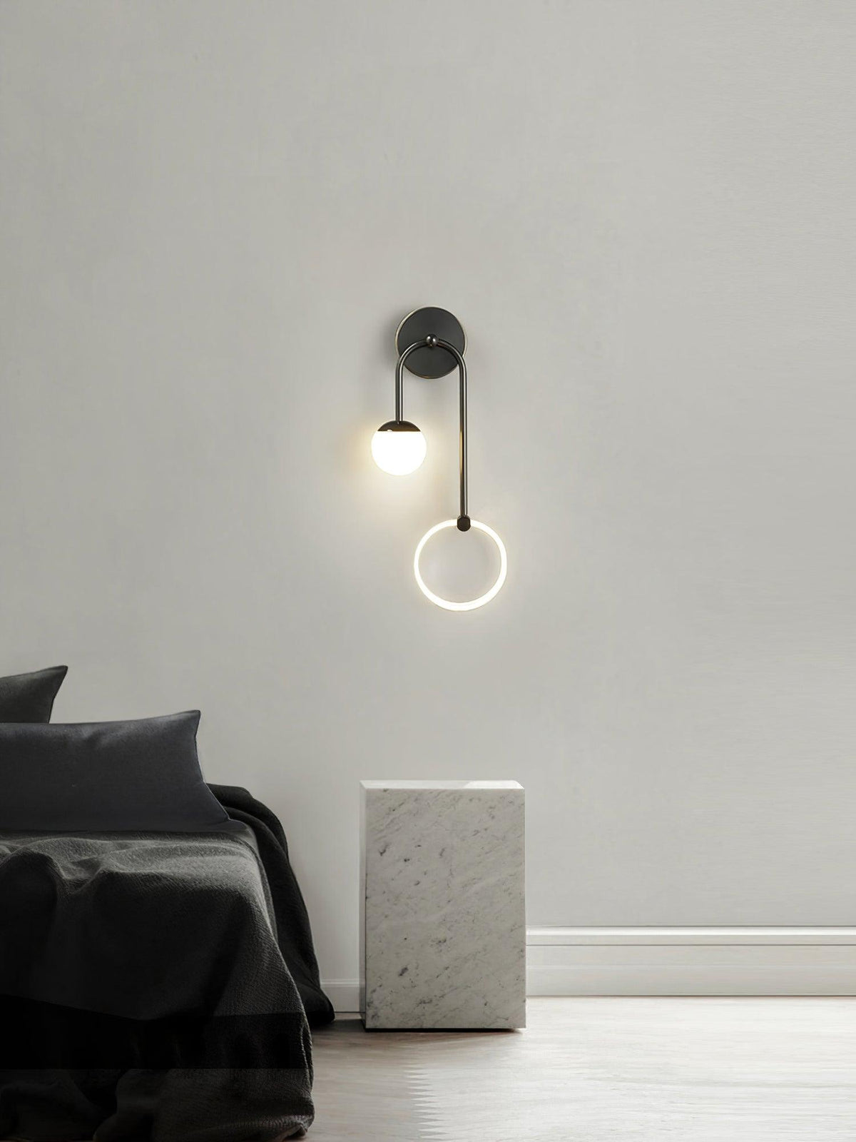 Warren modern Minimalistisch LED Messing Wandlamp