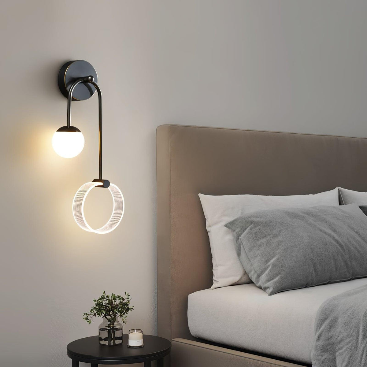 Warren modern Minimalistisch LED Messing Wandlamp