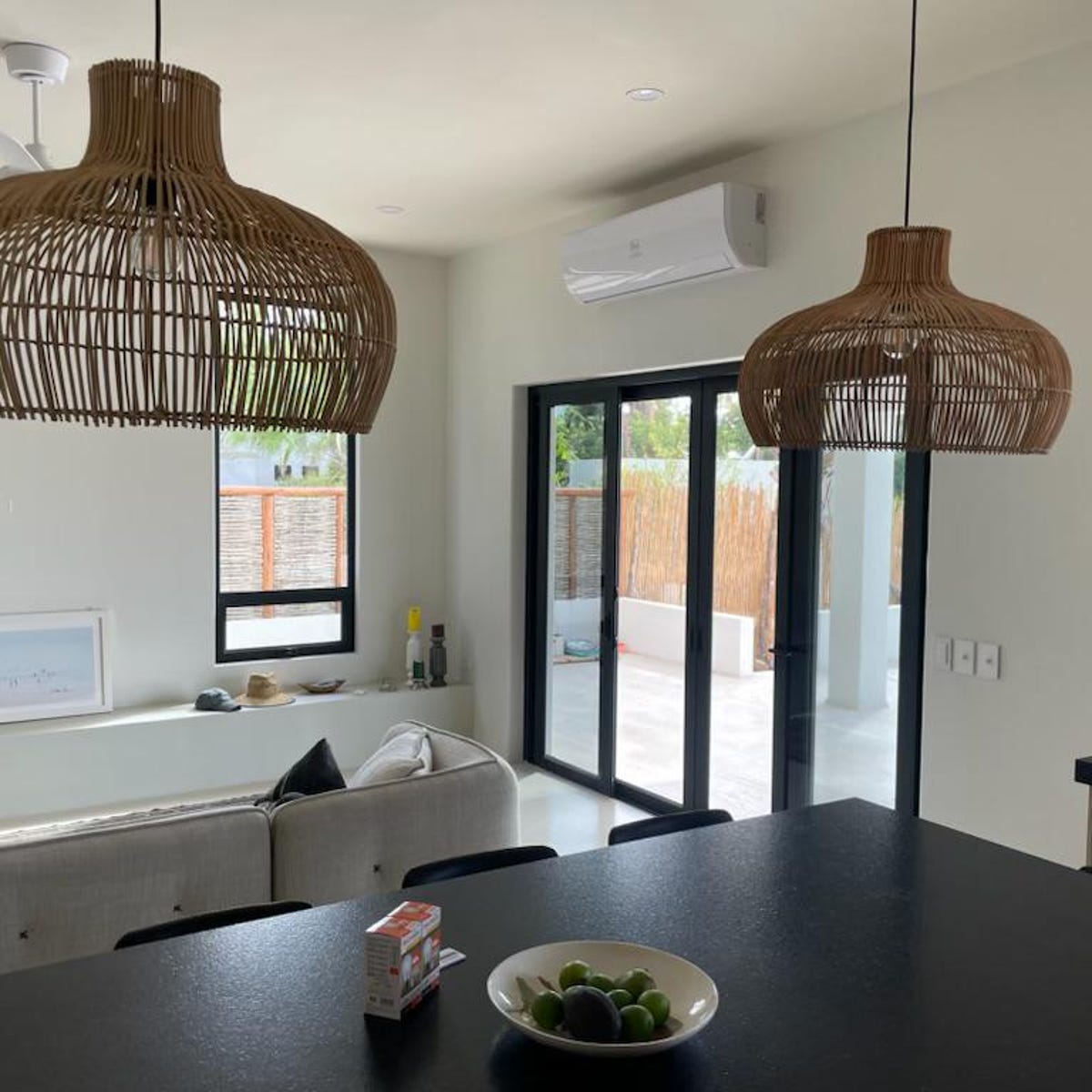 Wickle hanglamp