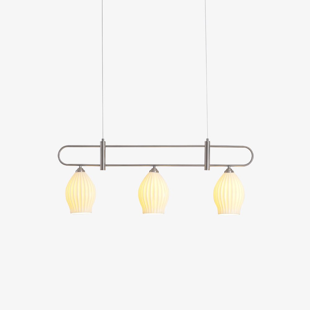 Arlirir moderne hanglamp met minimalistisch kunstwerk in keramiek