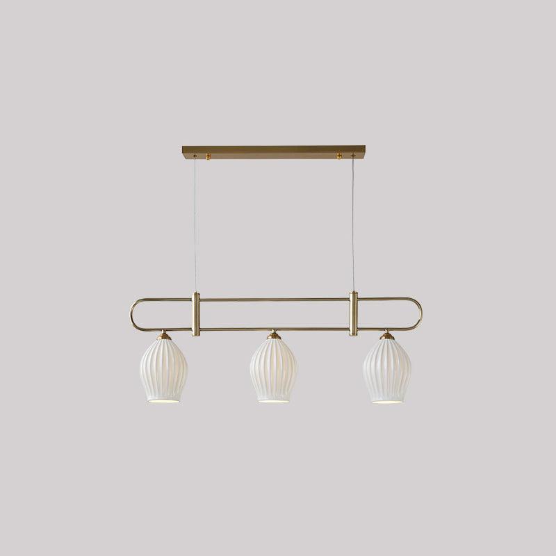 Arlirir moderne hanglamp met minimalistisch kunstwerk in keramiek