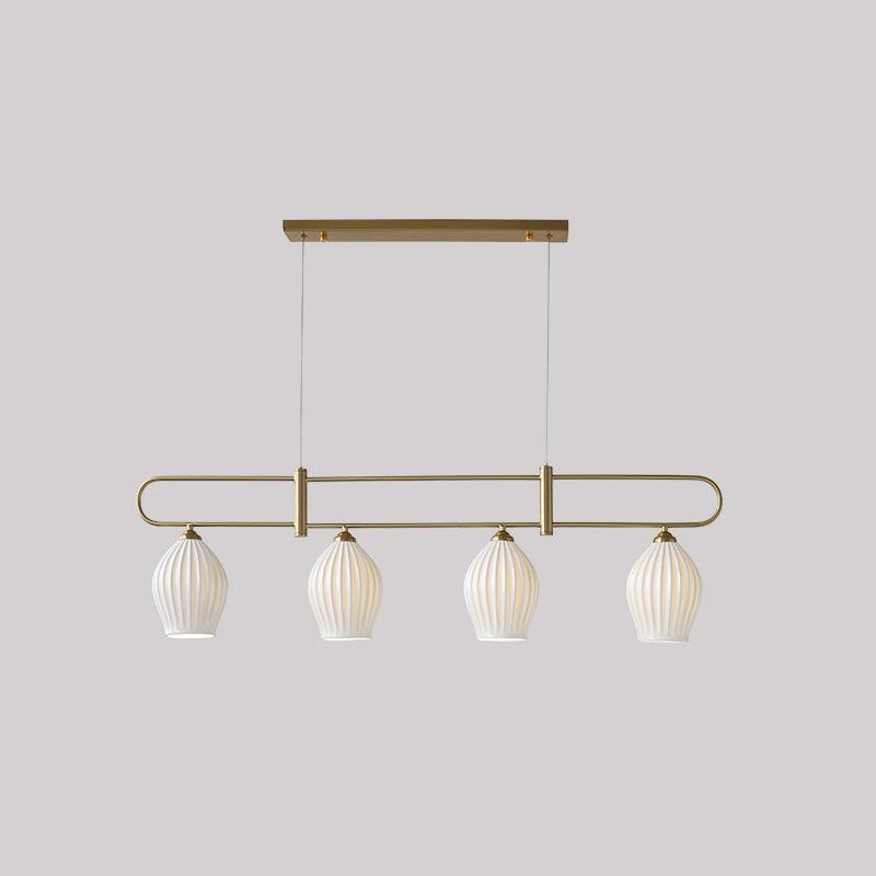 Arlirir moderne hanglamp met minimalistisch kunstwerk in keramiek