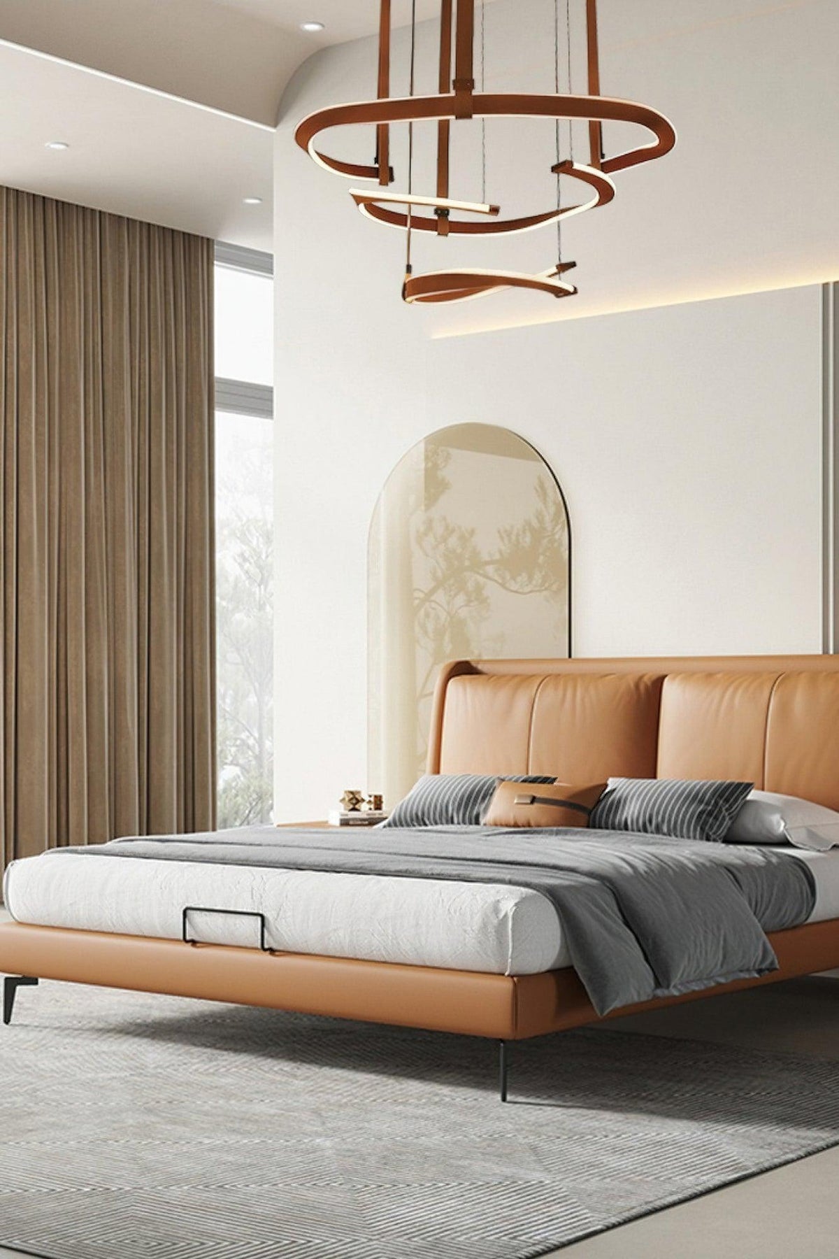 Cesorora gebogen kunsthuid kroonluchter