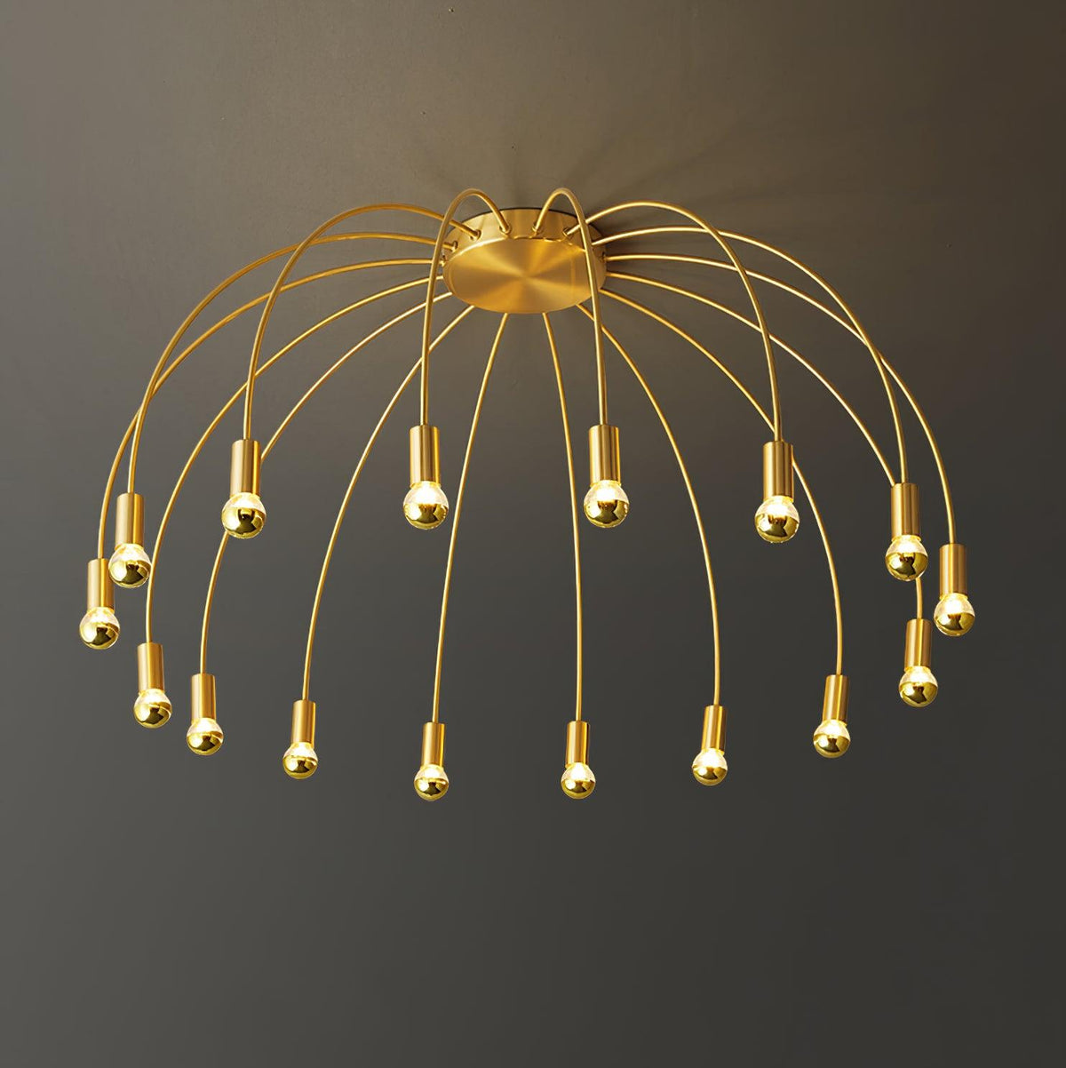 Sage luxe glas plafondlamp
