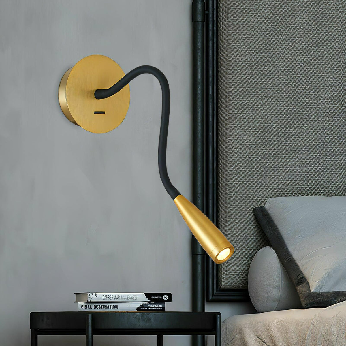 Rivanelle moderne minimalistische wandlamp met stekker