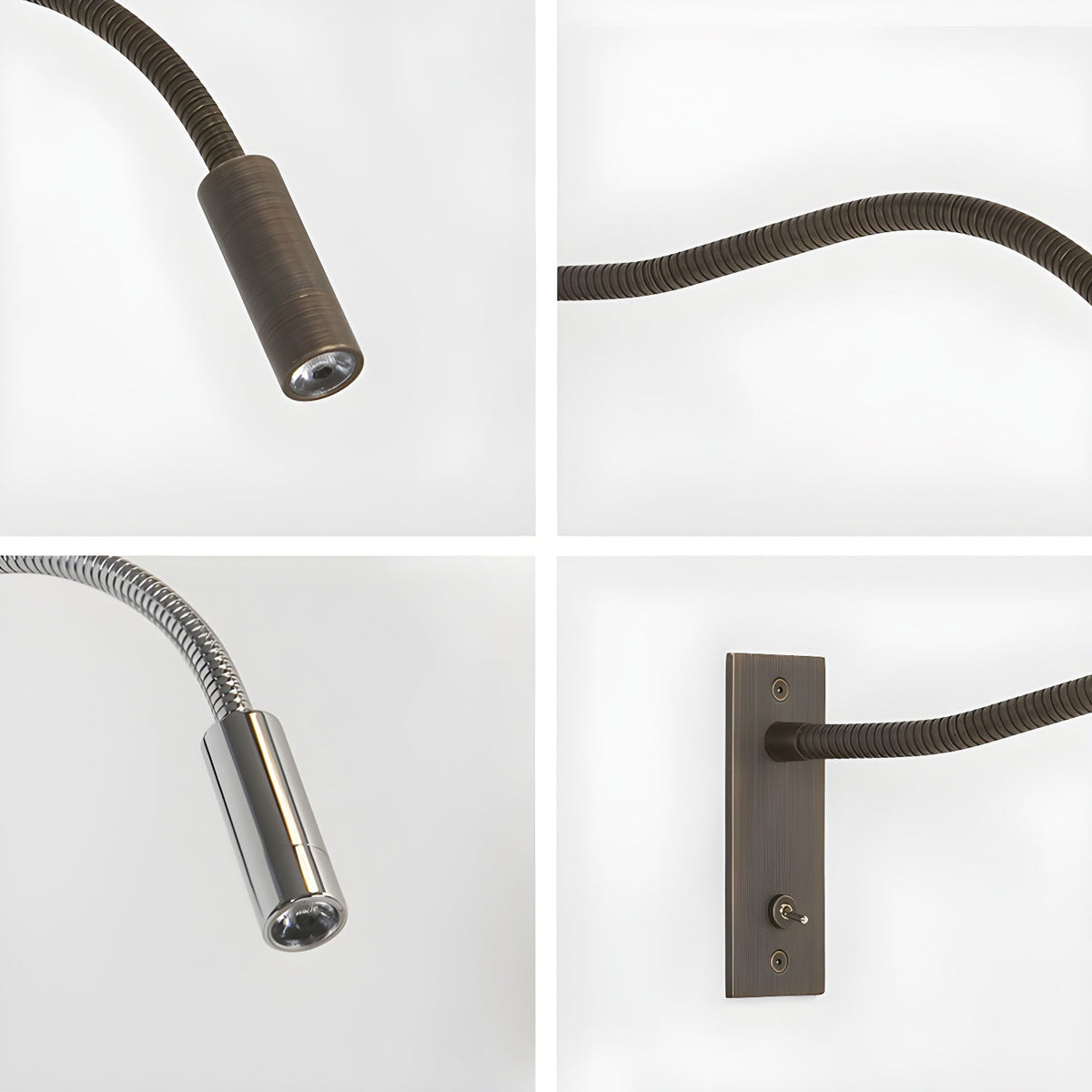 Flame Flexibele Gooseneck wandlamp