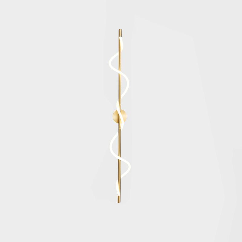 Nivelo sculpturale messing siliconen wandlamp