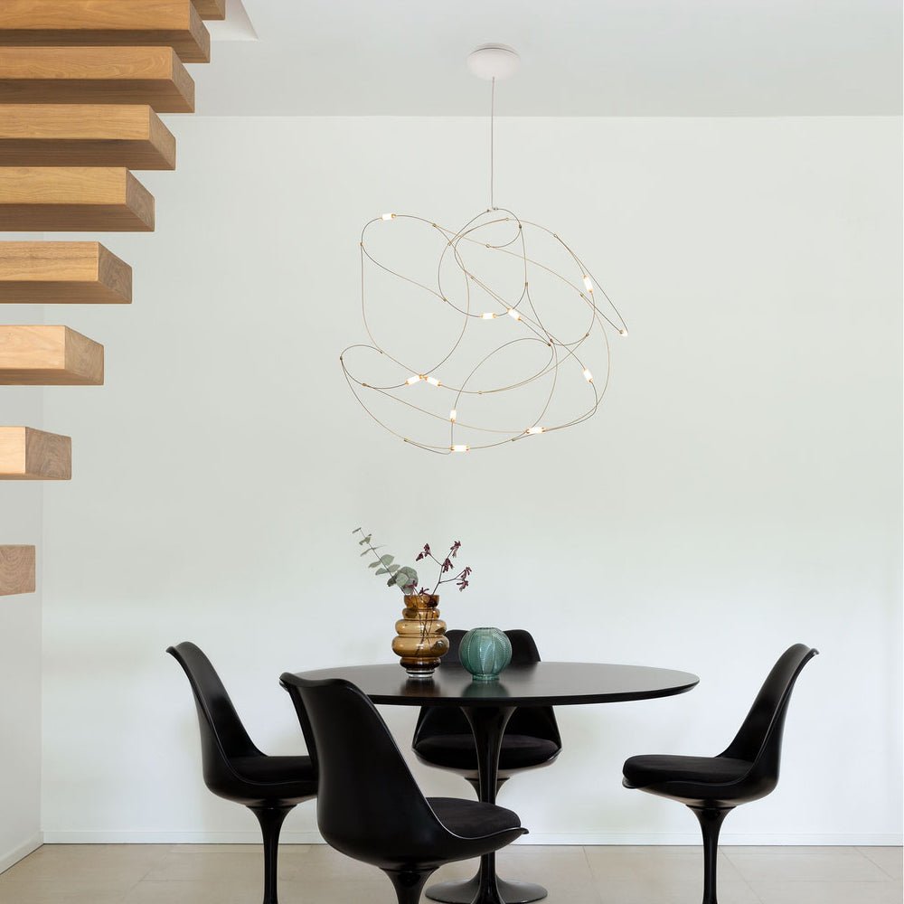 Celes hanglamp van staal met minimalistisch ontwerp