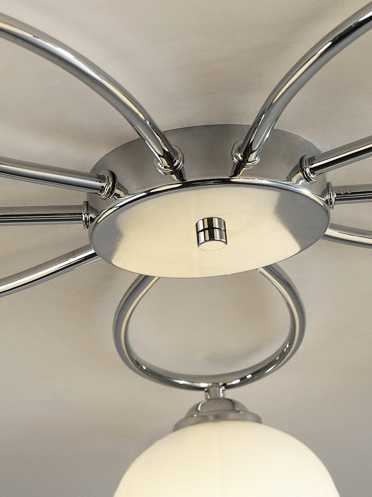 Oldore Premium elegantie Bloemmotief glas plafondlamp