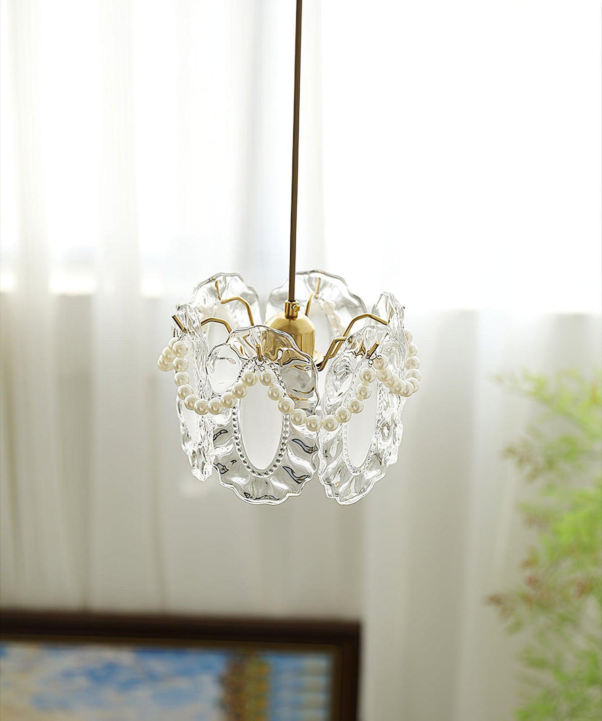 Velinette hanglamp met Glanzend glas