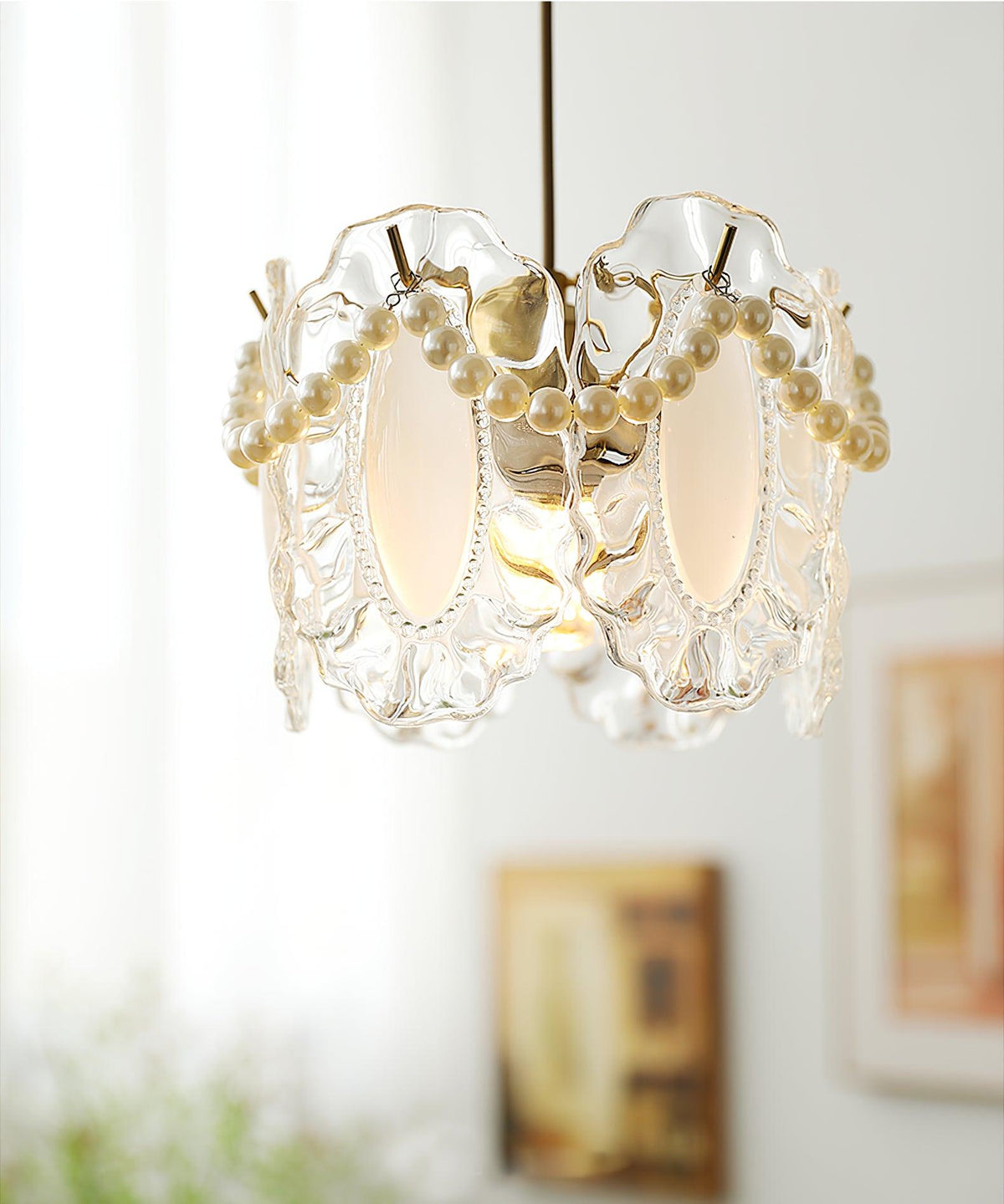 Velinette hanglamp met Glanzend glas