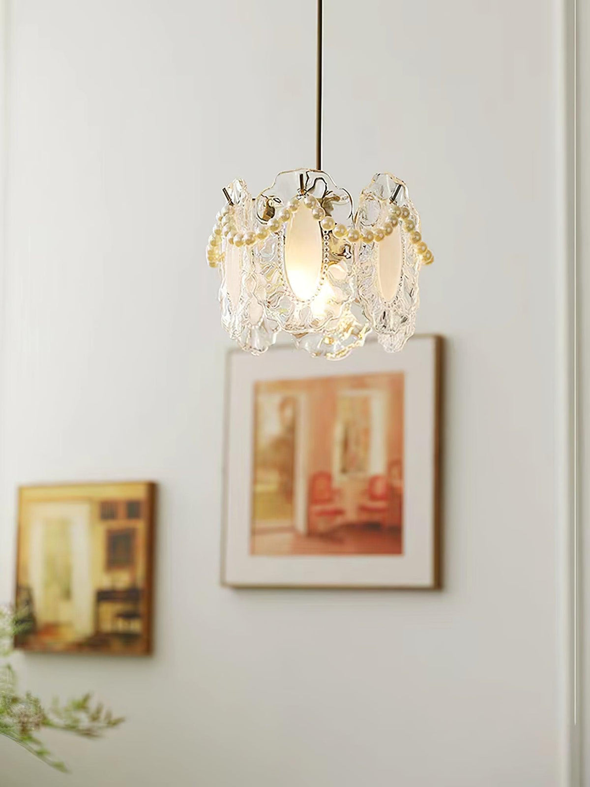 Velinette hanglamp met Glanzend glas