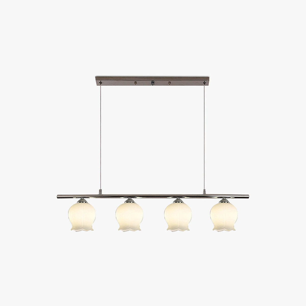 Evenara Moderne minimalistische hanglamp met bloemmotief van glas