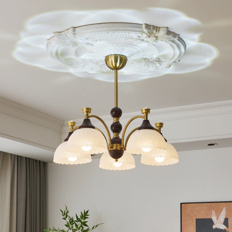 Vosolir Traditionele Elegantie Houten Kroonluchter