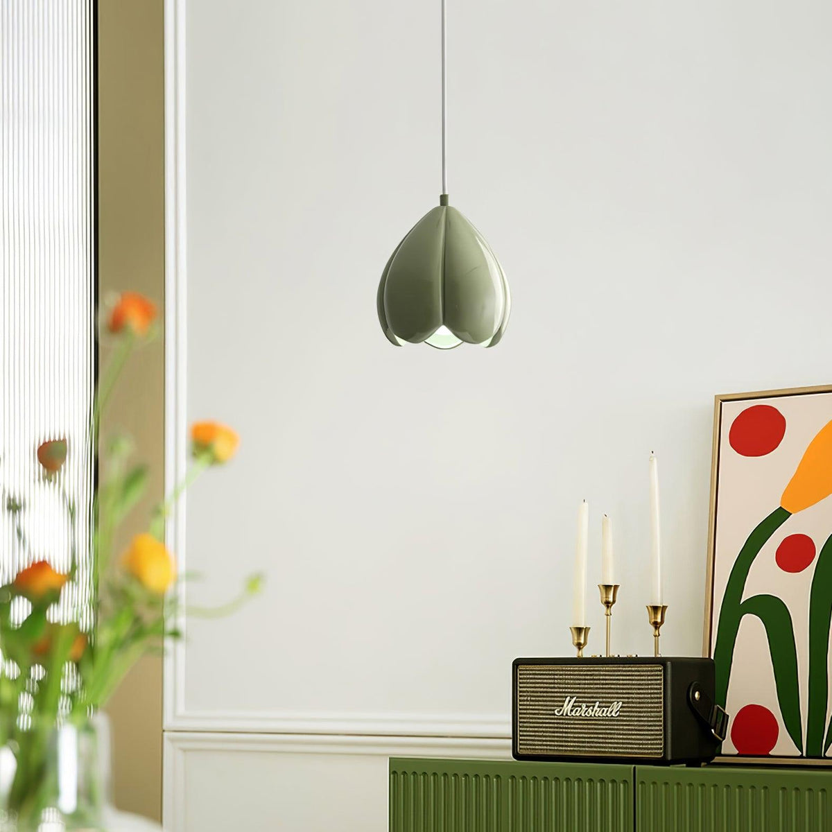Velara kunstmatige hanglamp van hars