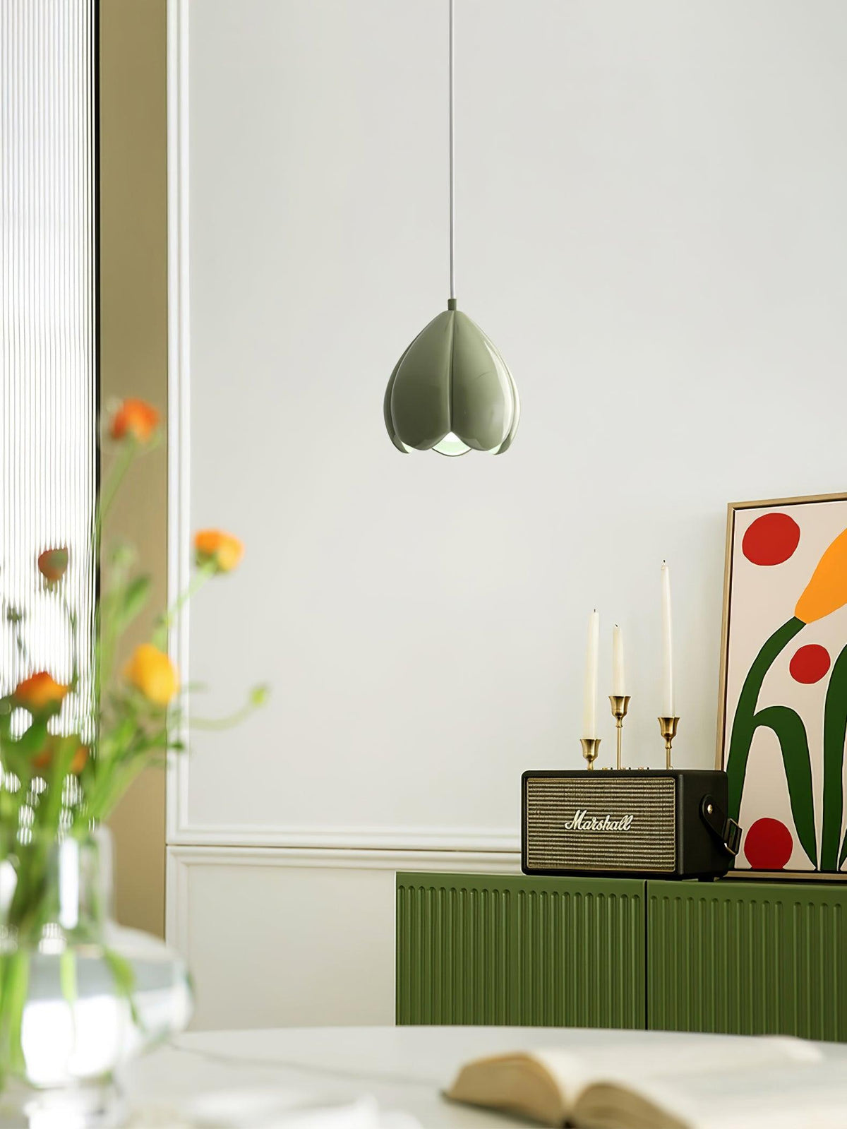Velara kunstmatige hanglamp van hars