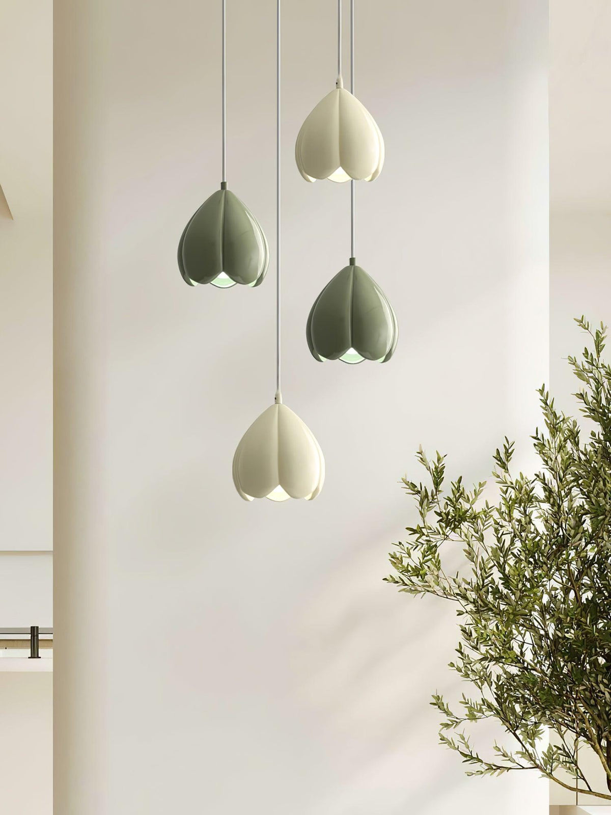 Velara kunstmatige hanglamp van hars