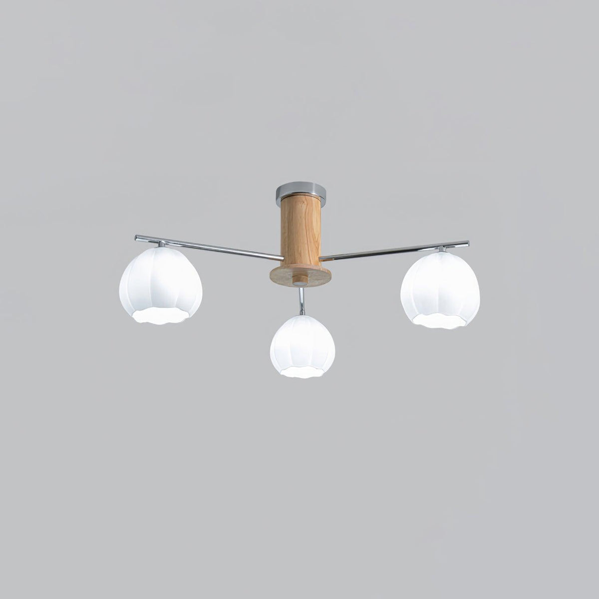 Ezoror Noordse kunst bloemknoppen glas plafondlamp