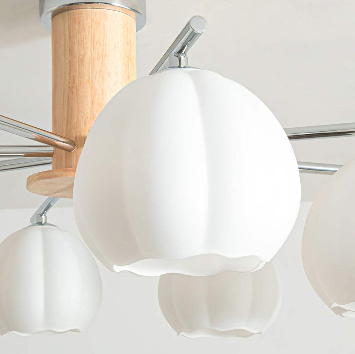Ezoror Noordse kunst bloemknoppen glas plafondlamp