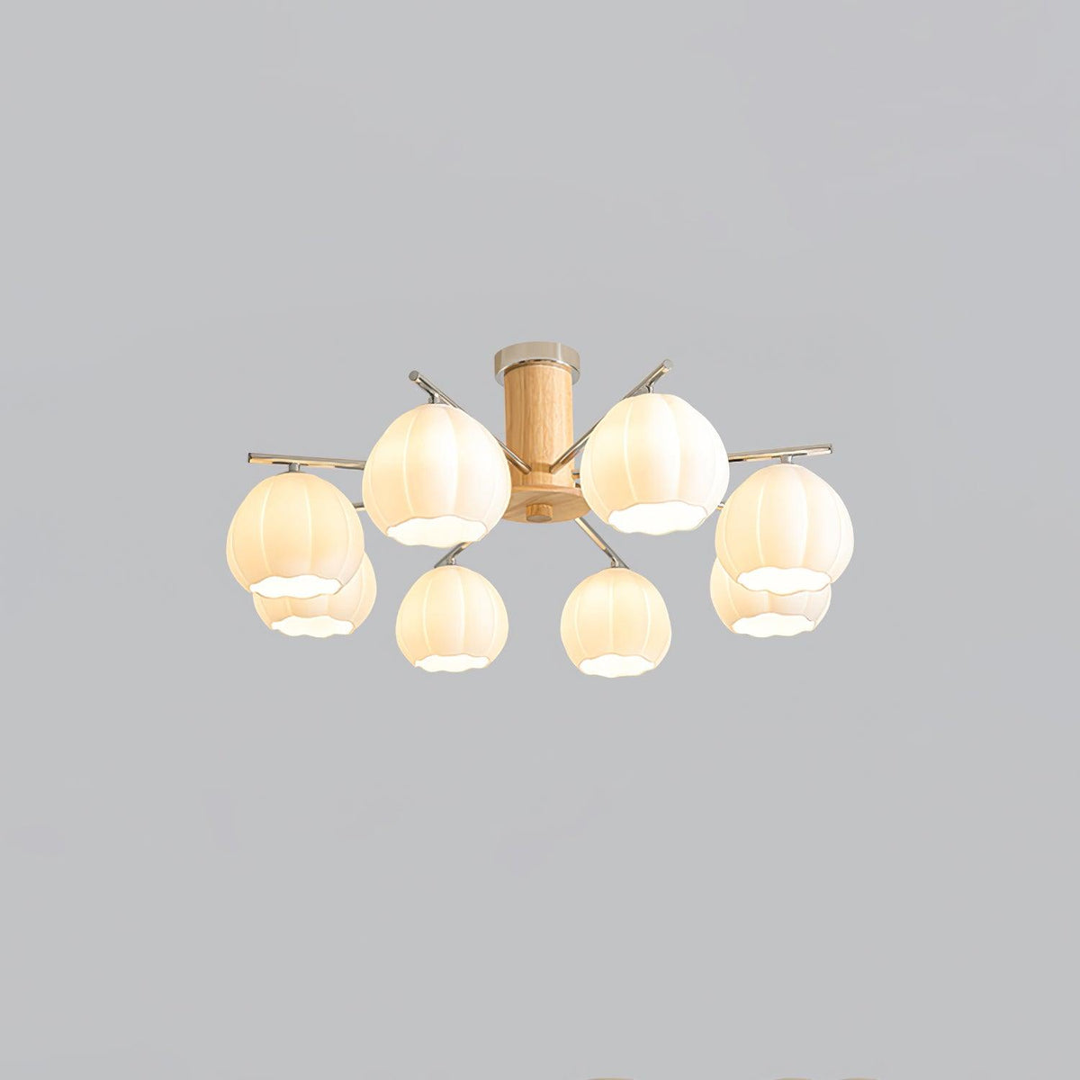 Ezoror Noordse kunst bloemknoppen glas plafondlamp