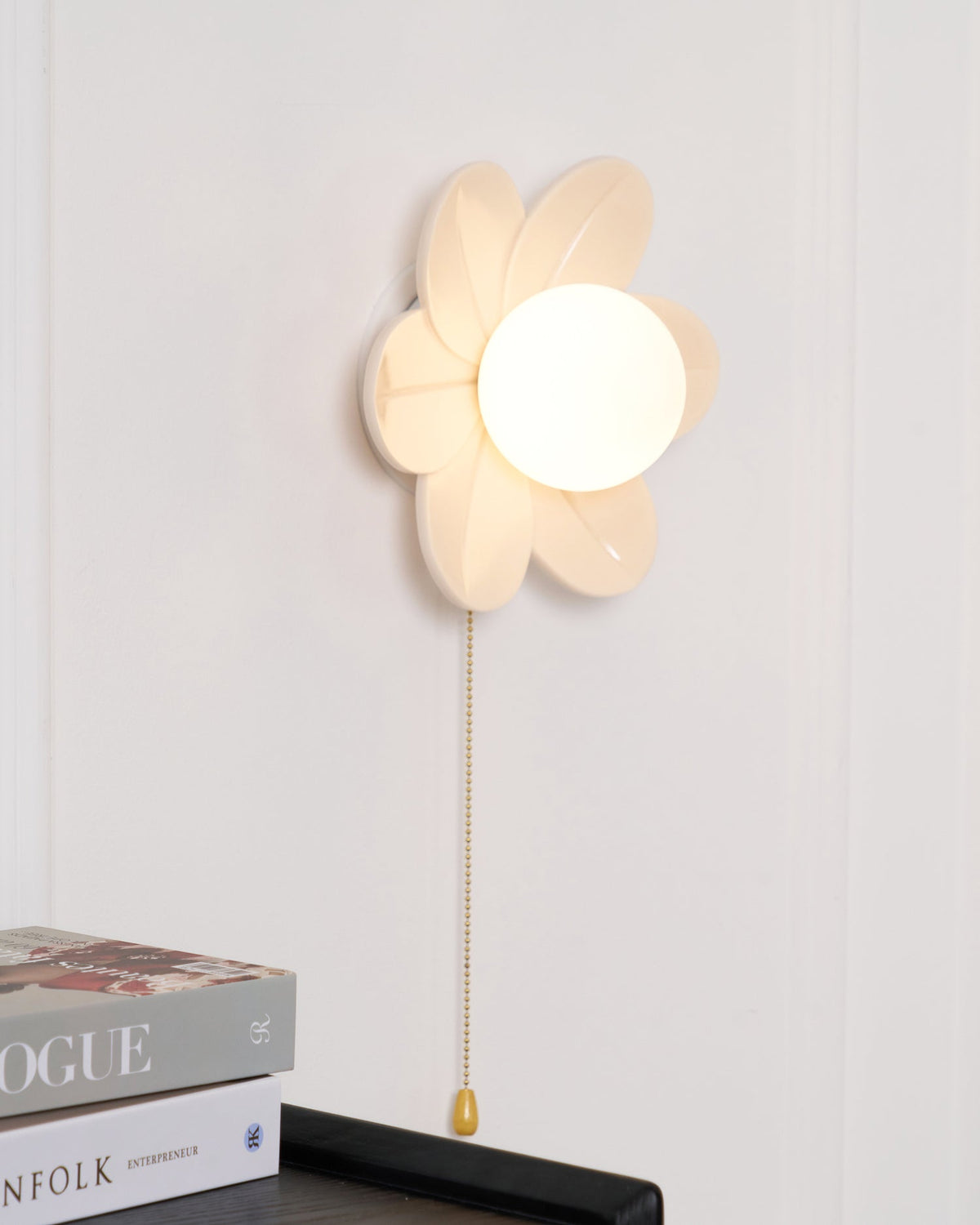 Bov Noordse kunst Flowers hars wandlamp
