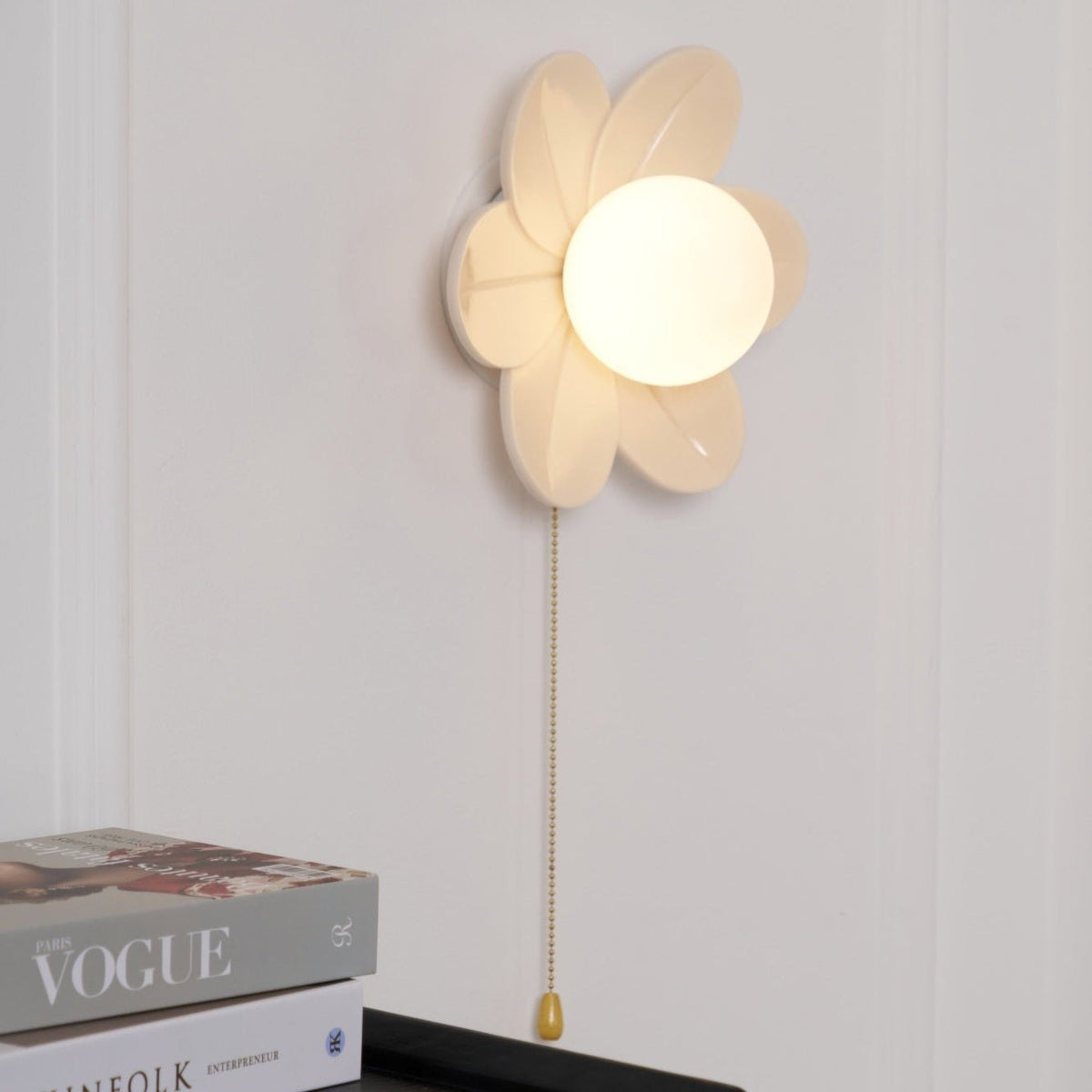Bov Noordse kunst Flowers hars wandlamp