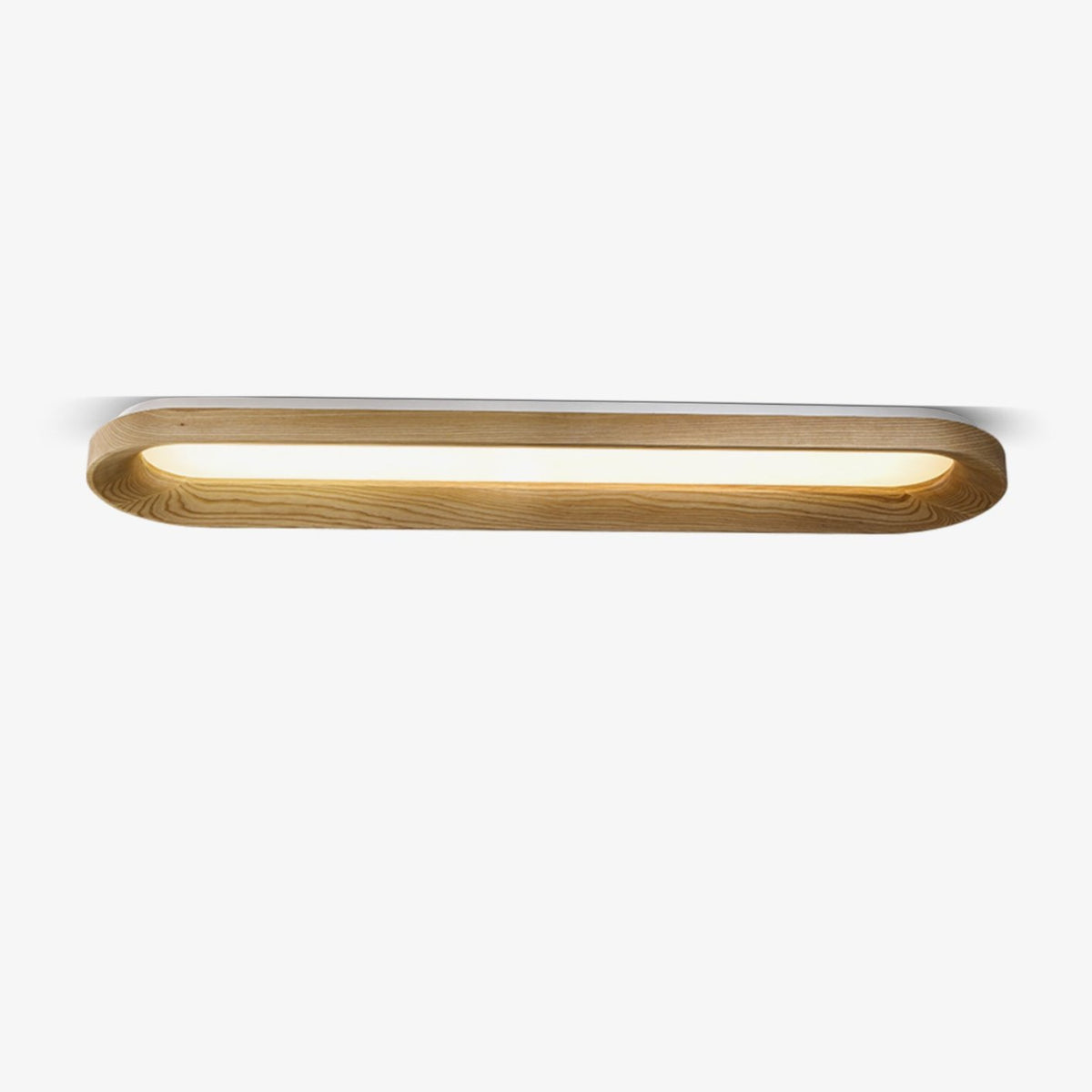 Zatalel Moderne minimalistische plafondlamp met vloeiend wolkendesign van hout