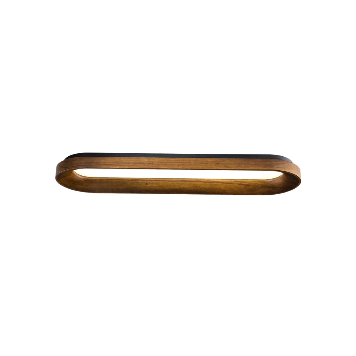 Zatalel Moderne minimalistische plafondlamp met vloeiend wolkendesign van hout