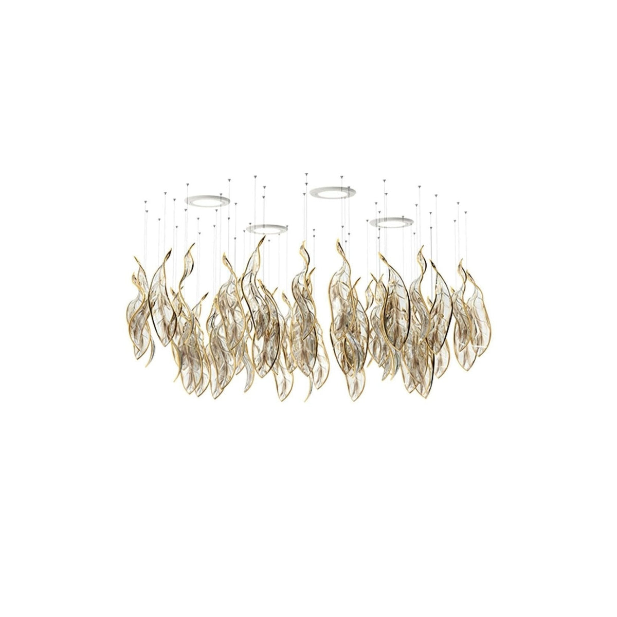 Velelora kroonluchter Cascading Leaf Luxe